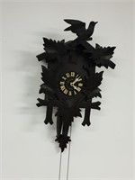 cuckoo clock with weights & pendulum