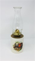 ceramic base oil lamp - train theme