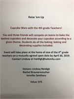 4th Grade Cupcake Wars Baking Experience