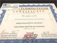 One Month of Free Tutoring