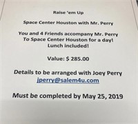 Space Center Houston Experience With Mr. Perry