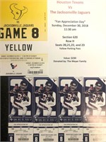 Houston Texans Tickets for Fan Appreciation Day