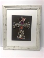 Beautiful Framed Jeweled Cross
