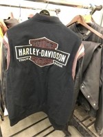 Harley Davidson XL Jacket - Leather Sleeves