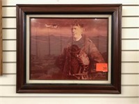 Charles Lindbergh Print - Outside Frame Dimensions