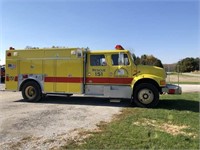 1992 International 4900 Rescue Truck W/pumper