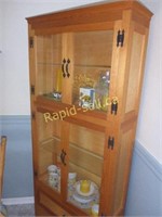 Pine China Cabinet