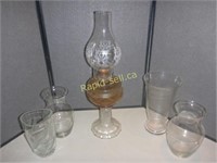 Oil Lamp & Vases