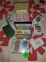 vintage card lot  - old maid and more