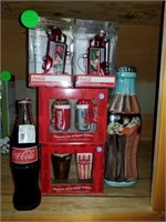 COCA COLA ORNAMENTS - S&P SHAKERS AND TINS