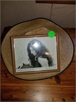 autographed pic. nanette natel - straw hat