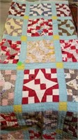 Very Nice Hand Stitched Heavyweight Quilt( did seo