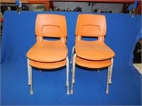 4 kids chairs 26-1/2"T top of back