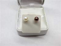 STERLING SILVER FW PEARL 2-IN-1 REVERSIBLE