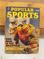 Vintage 1940's Sports Football Comic Book
