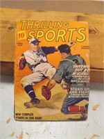 Vintage 1940's Sports Baseball Comic Book