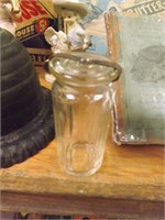 Vintage Bunte Candy Glass Container Jar-Smaller Si