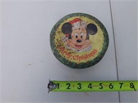 Vintage Disney Mickey Mouse Christmas Tin
