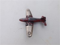 Vintage Die Cast Hubley Metal Airplane Toy