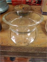 Vintage Military Hat Glass Candy Dish Ashtray