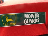 Vintage John Deere Mower Guards Dealer Sign