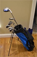 Ping golf bag & 7 Callaway irons & Ping G2 Driver