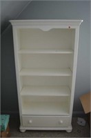 Murphes Ragassi Furniture White Bookcase w/ Drawer