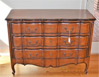 Drexel Mahogany French Provincial 3 drawer chest