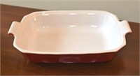 Emile Henry red rectangular Casserole Dish