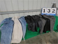GROUP OF JACKETS VARIOUS SIZES 22W, 16,14,L