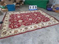 RED RUG 6FT 7"X9FT 6"
