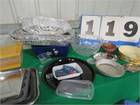 STORAGE CONTAINERS, PLASTIC BOWLS, PLASTIC PUNCH