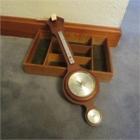 Barometer & Wooden Box