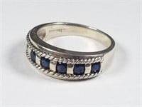 .925 Ring w/ Seven 3.5mm Sapphire