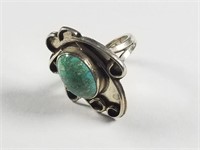 .925 Southwest Turquoise Ring