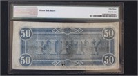 CSA Paper Money T-66 Note $50 PMG Graded 53 AU