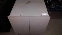 Gray metal filing cabinet unique