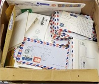 Worldwide Stamps Covers 1000+ in bankers box