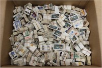 US Used Bundleware 50,000+ Stamps in bankers box