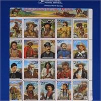 US Stamps #2870 Legends of the West Recall CV $190