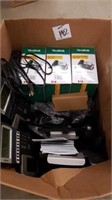 Box of 8 IP phones. New and  used