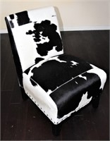 Cowhide Upholstered Chair