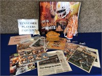 Univ of TN Vols football items.  Autographs & more