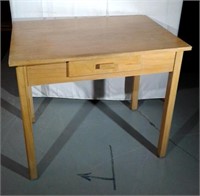 Table d'appoint en bois, à tiroir