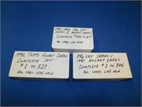 1991, 192 Pro Set & Topps hockey cards