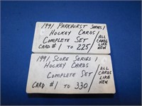 1991 Score hockey cards, 1991 Parkhurst hockey