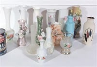 Collection de vases divers