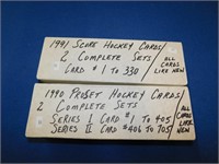 1990 Pro set Hockey cards, 1001 Score hockey