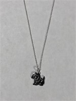 .925 Chain with Puppy Pendant