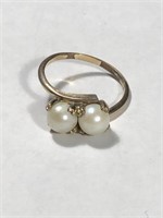 Size 9.5 10k GF Pearl Ring